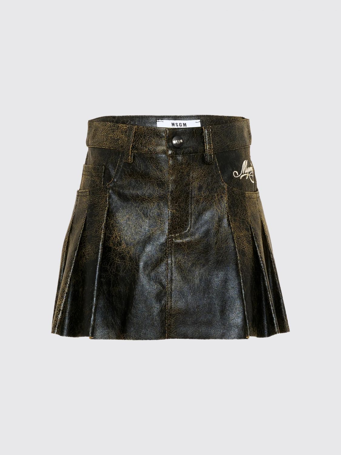 MSGM KIDS Skirt Kids color Brown
