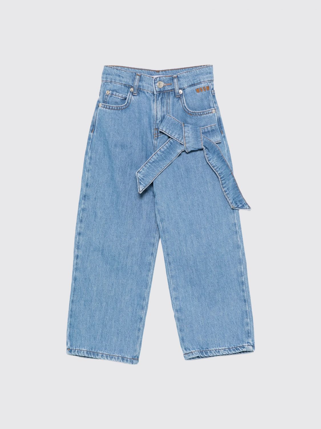 MSGM KIDS Jeans Kids color Blue