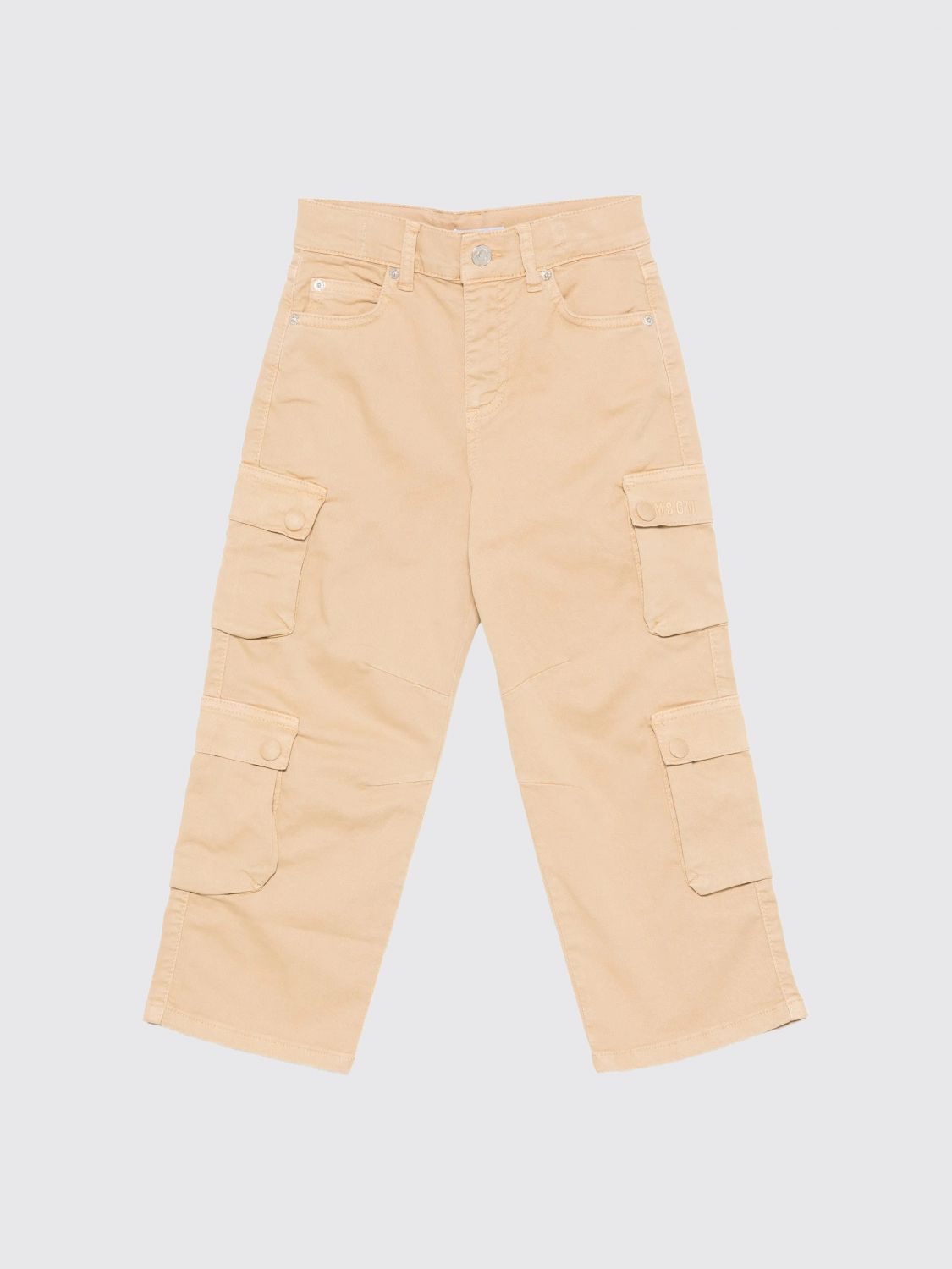 MSGM KIDS Pantaloni Bambino colore Cammello