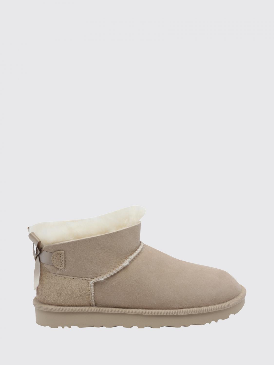 Ugg Boots Woman Color Beige In Multi