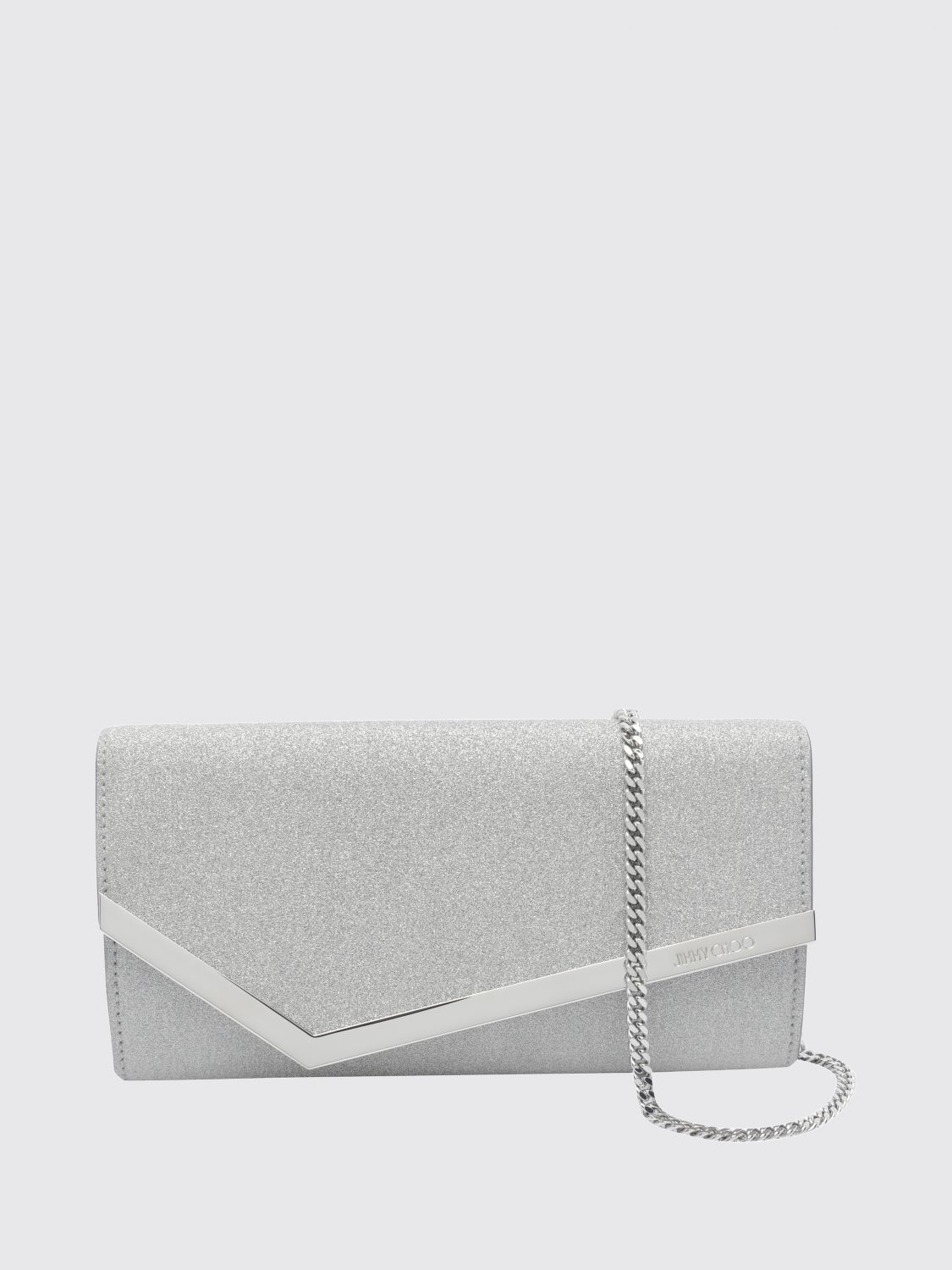 JIMMY CHOO Clutch Damen Farbe Silber