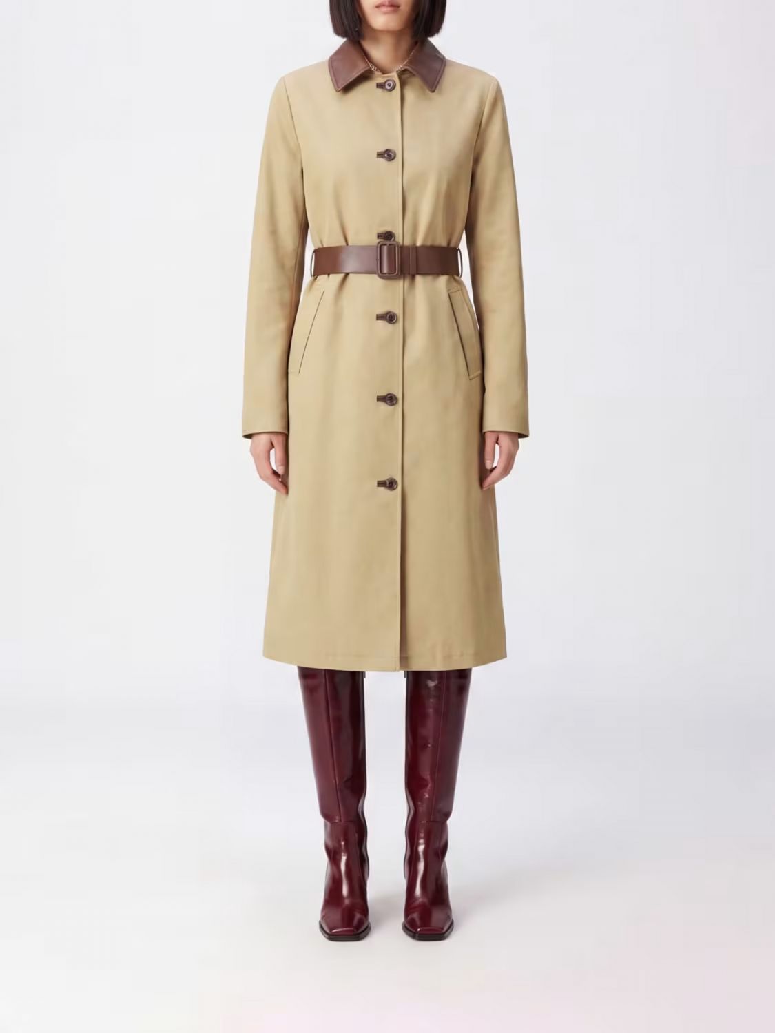 Jacob Cohen Jacket Woman Color Camel In Brown