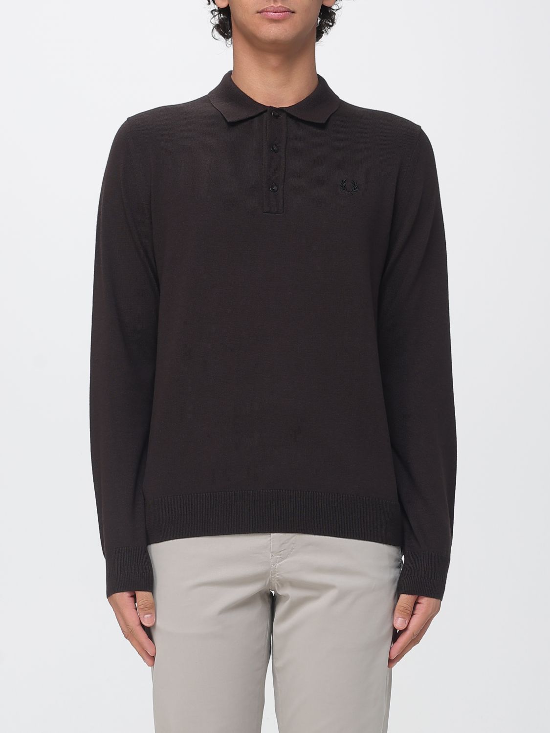 FRED PERRY Polo Uomo colore Marrone