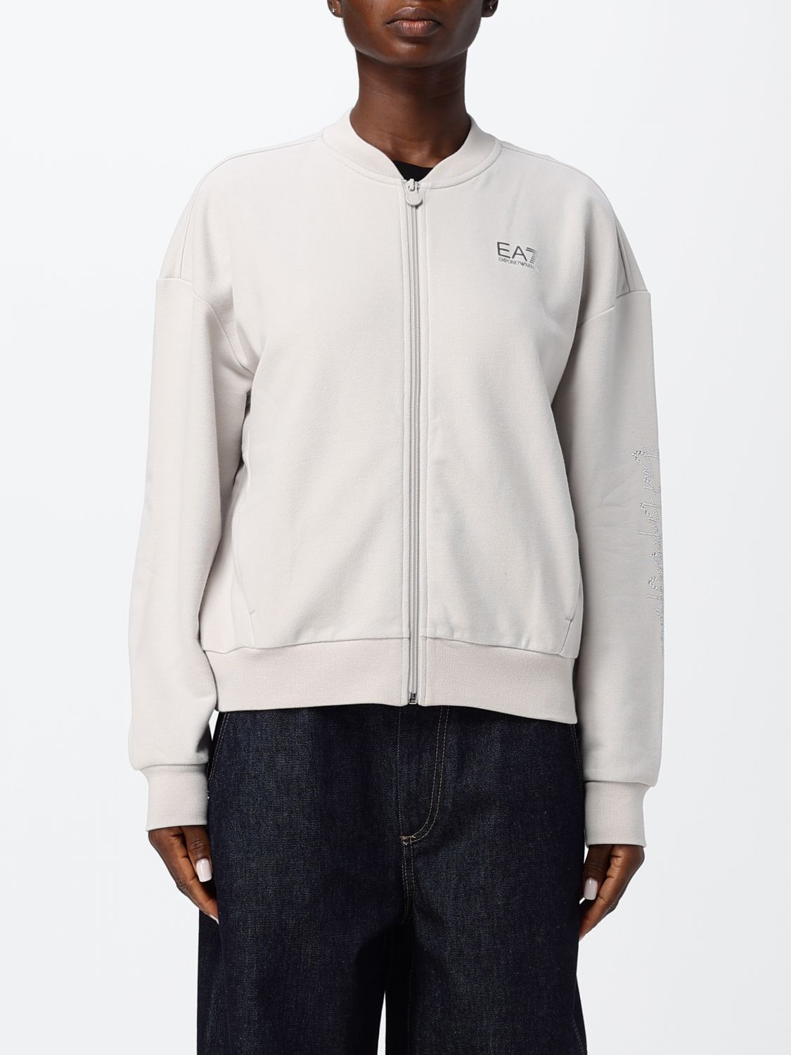 EA7 Sweater Woman color Ivory