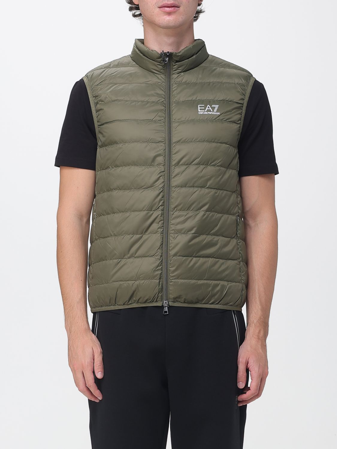 EA7 Jacket Men color Green