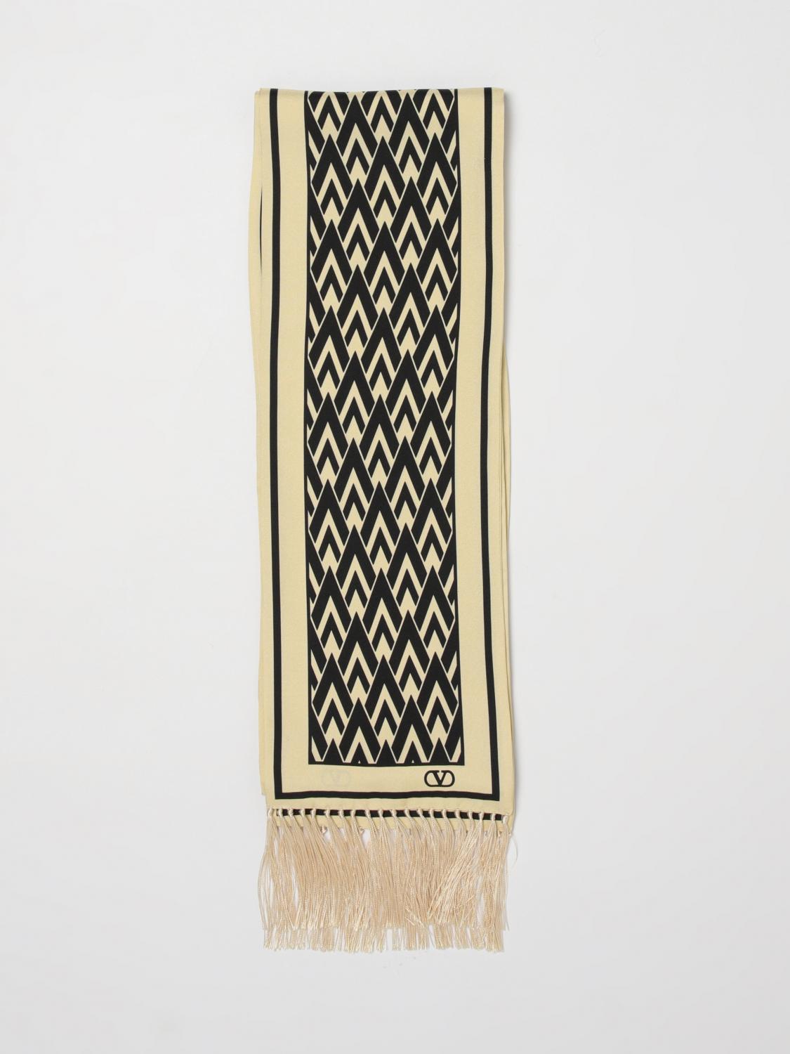 VALENTINO GARAVANI Sciarpa in twill di seta con stampa monogram