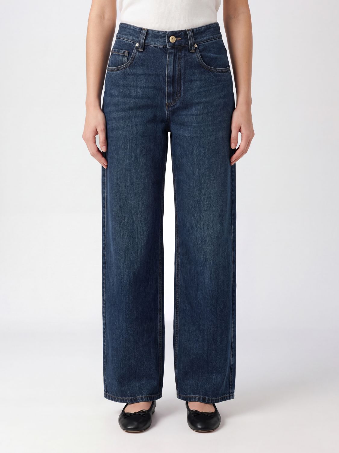 BRUNELLO CUCINELLI Jeans Woman color Blue