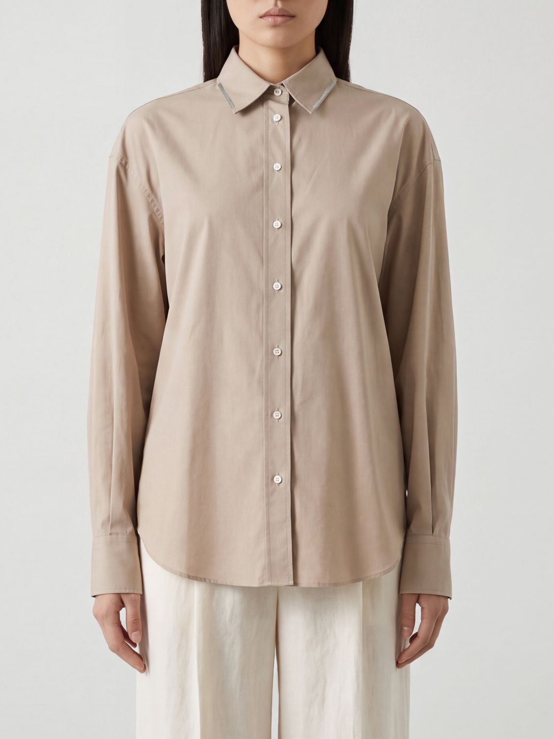 BRUNELLO CUCINELLI Camicia Donna colore Beige