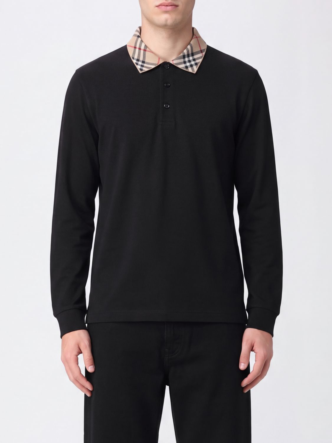 BURBERRY Polo Uomo colore Nero