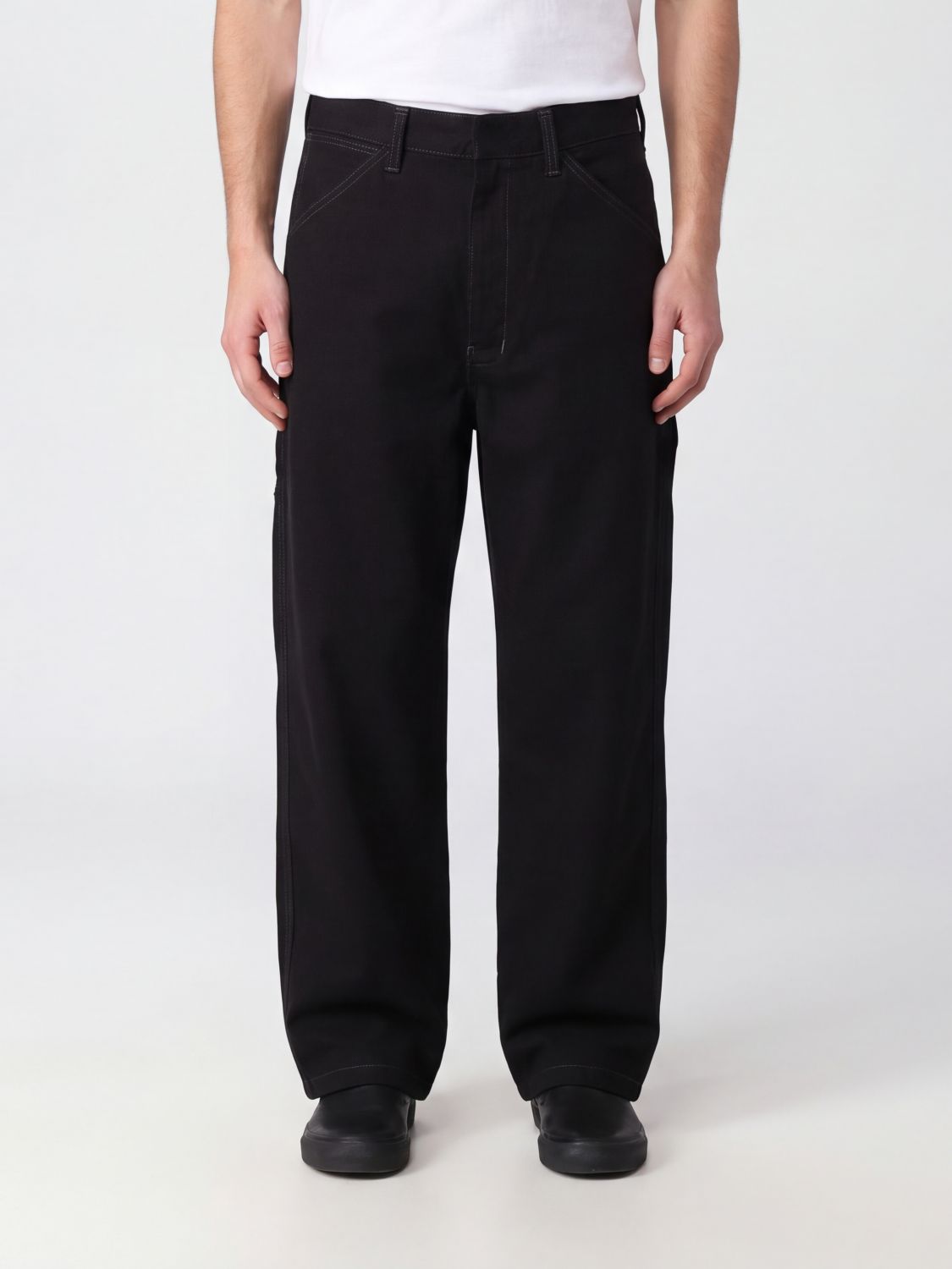 Lemaire Wide-Leg Mid-Rise Cotton Denim Jeans with a Five-Pocket Design