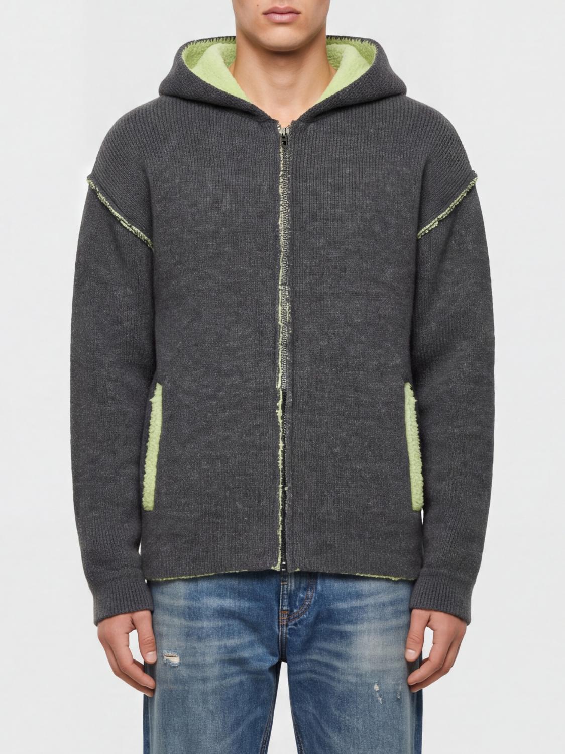 DIESEL Felpa Uomo colore Grigio