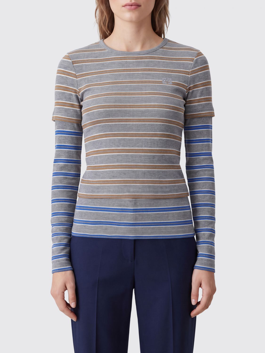 GANNI T-Shirts Donna colore Blue