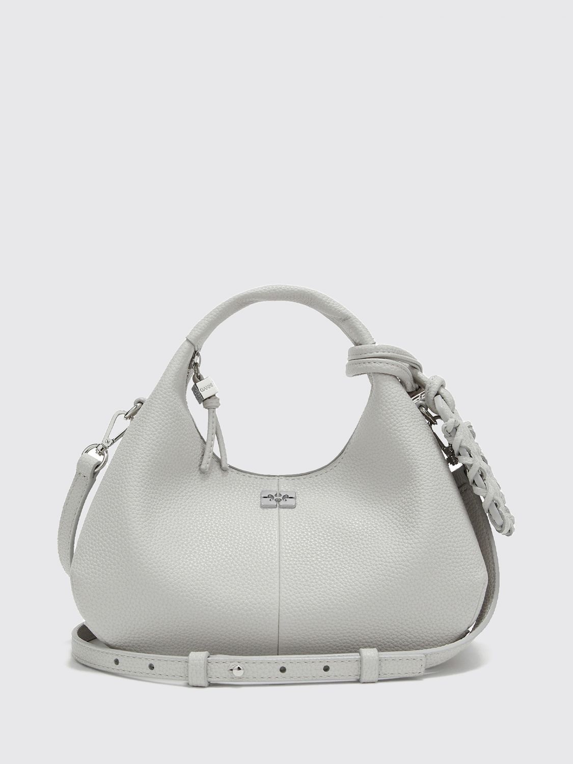 GANNI Butterfly Logo Recycled Polyester Hobo Bag