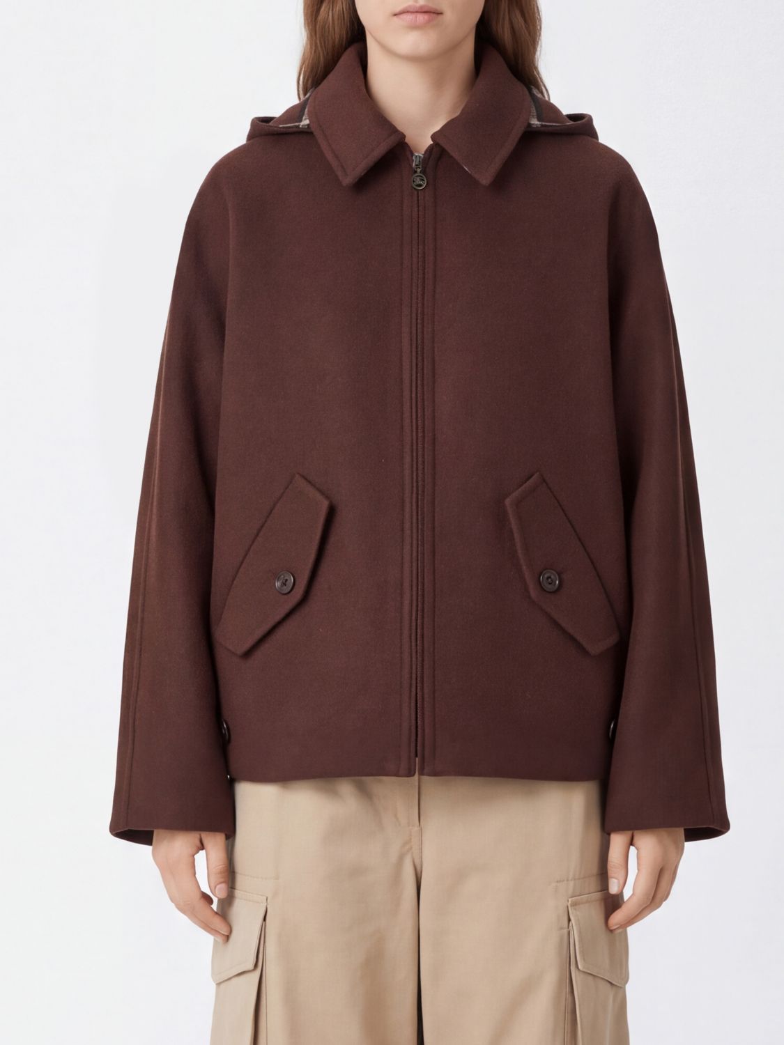 BURBERRY Jacke Damen Farbe Braun