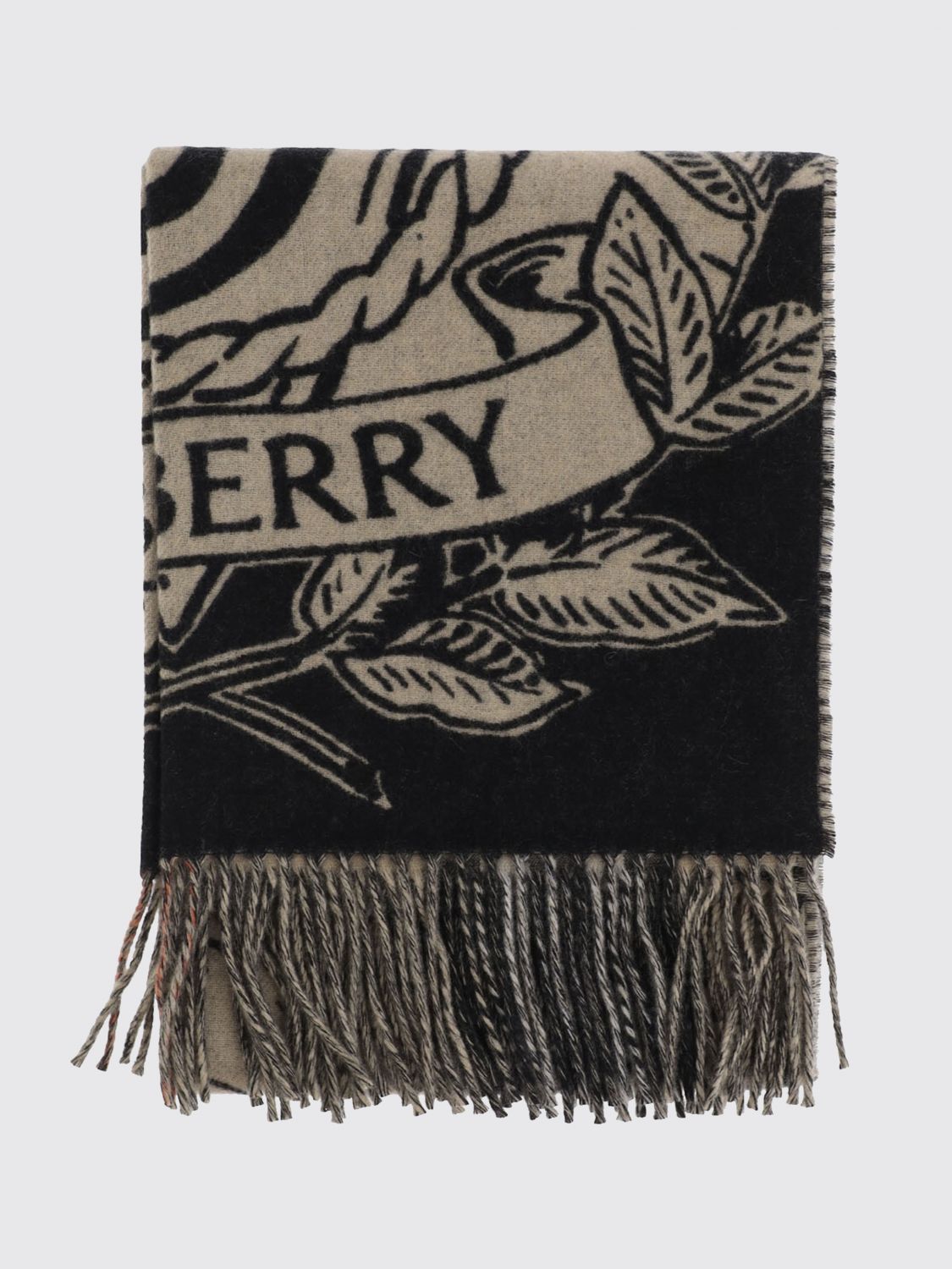 BURBERRY Scarf Woman color Sand