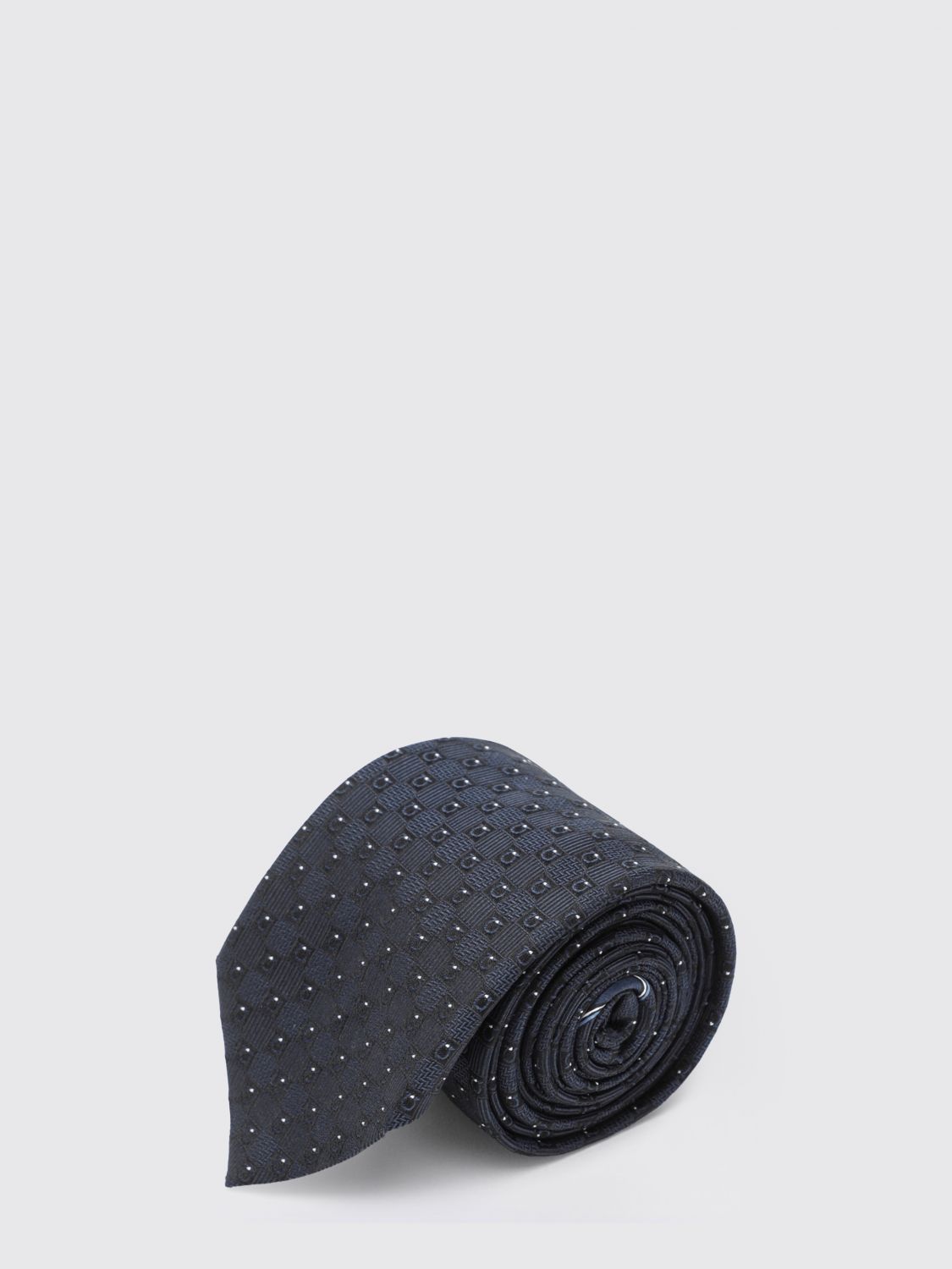FERRAGAMO Tie Men color Blue