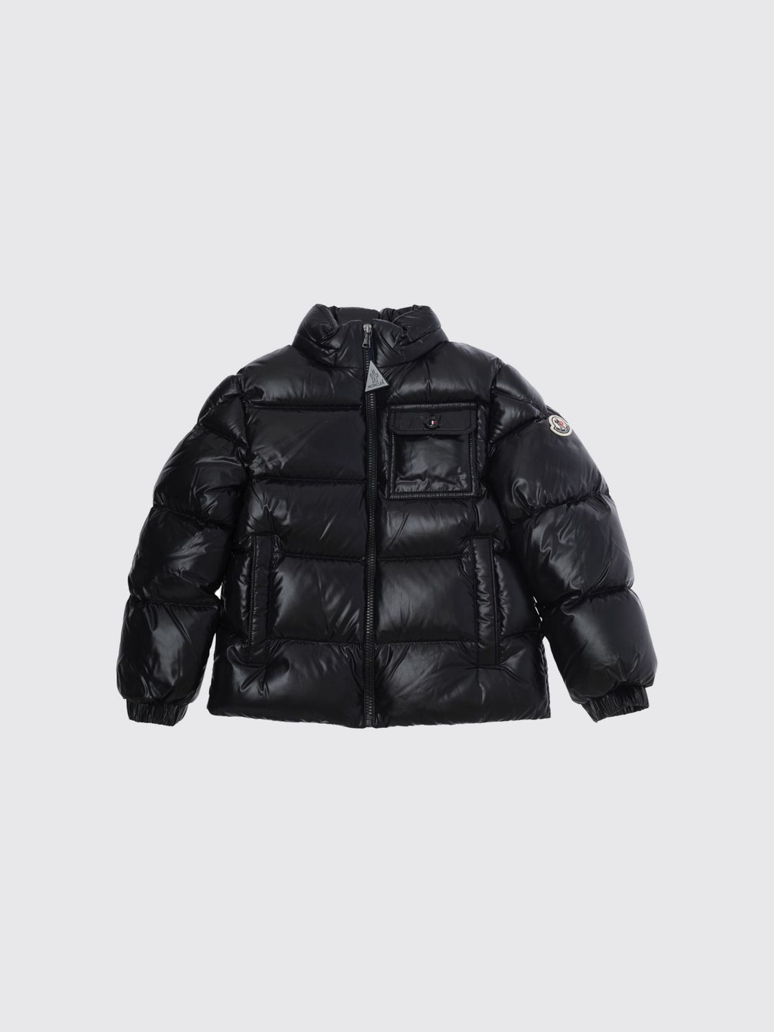 Moncler Coat Kids Color Black