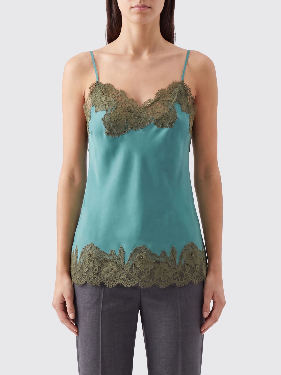 Gold Hawk Top Woman Color Blue
