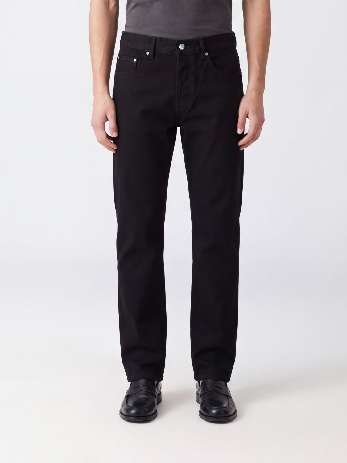 AMI PARIS Jeans Men color Black