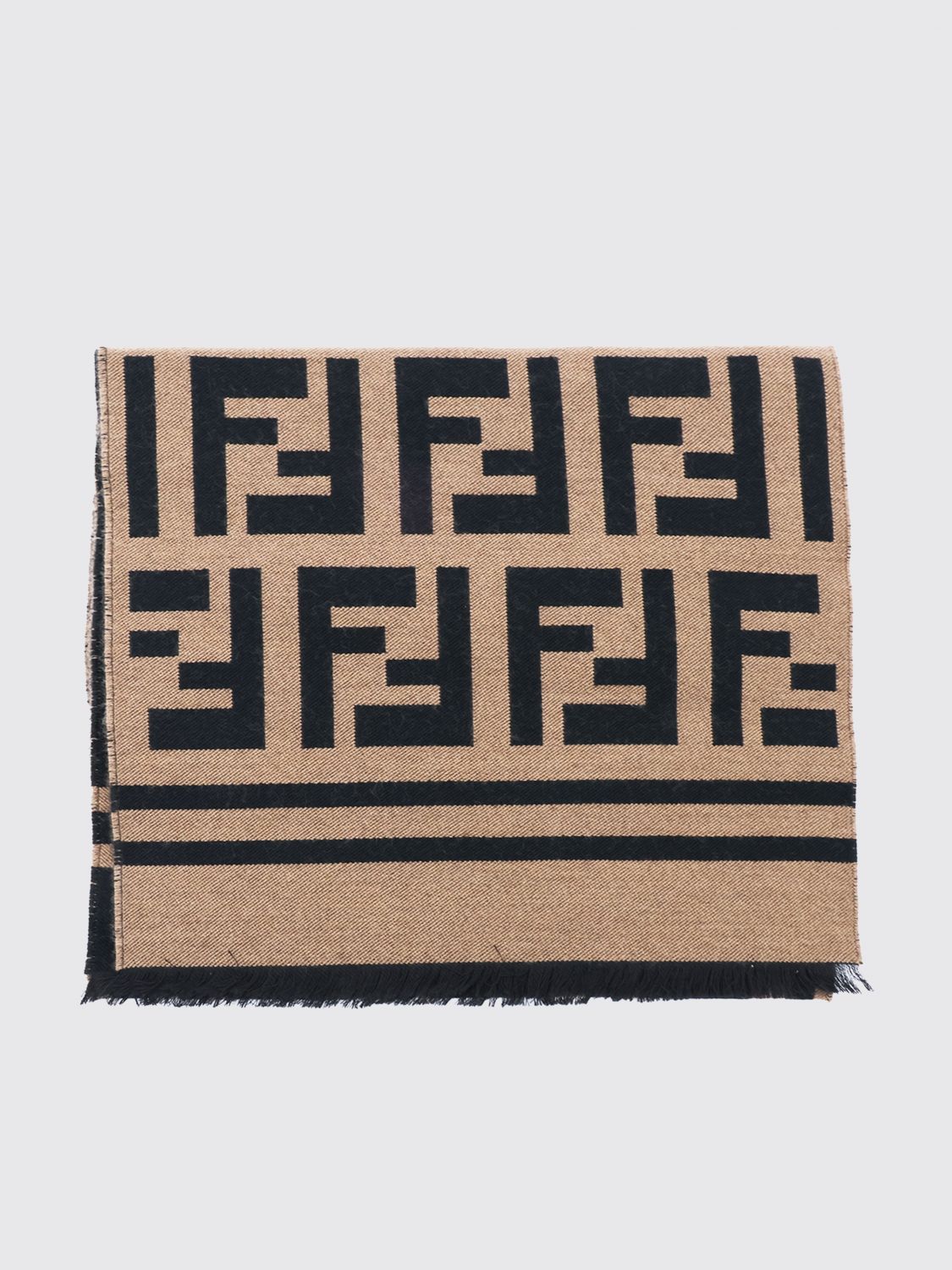 FENDI Scarf Woman color Camel