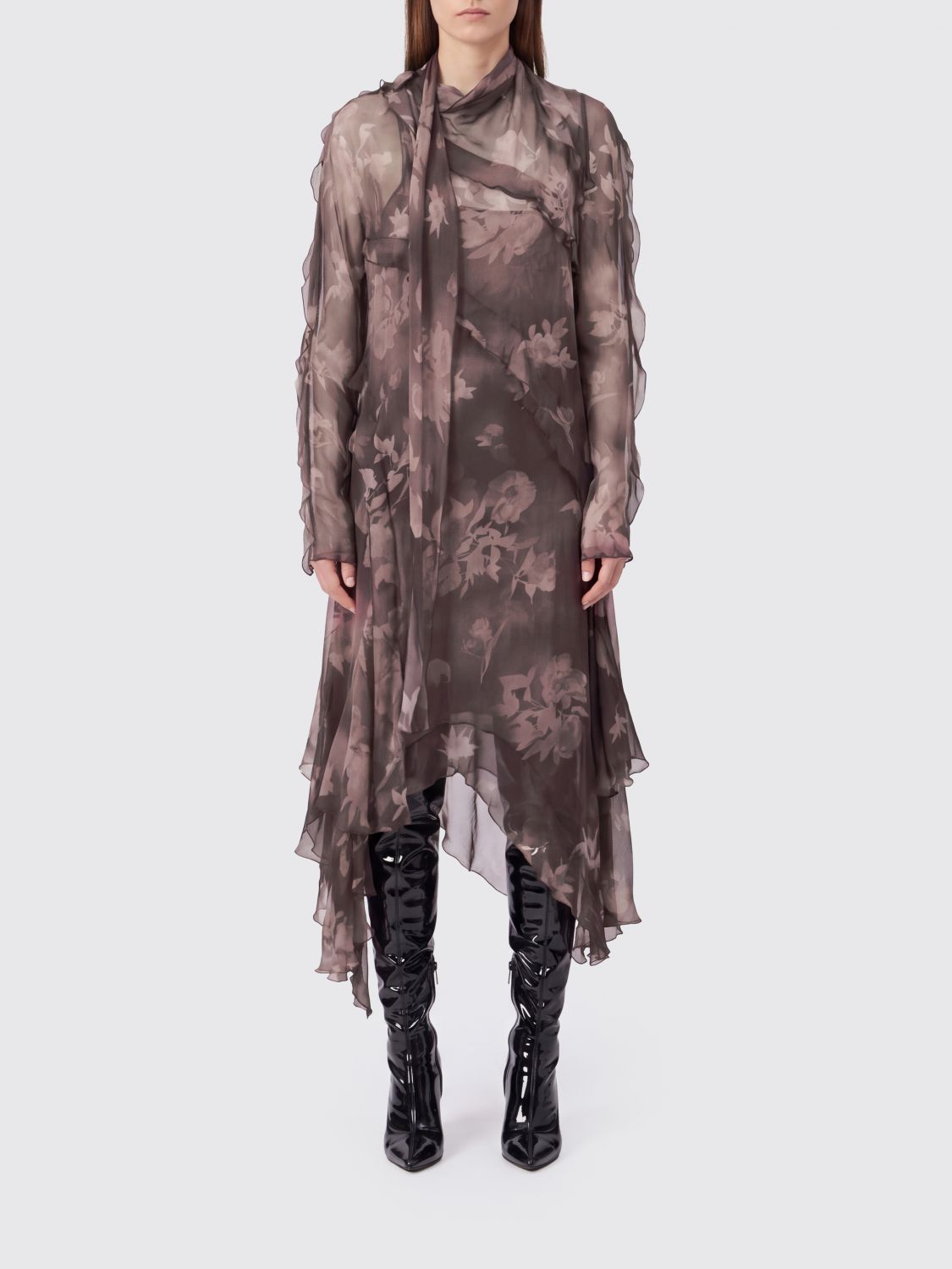 DIESEL Dress Woman color Brown