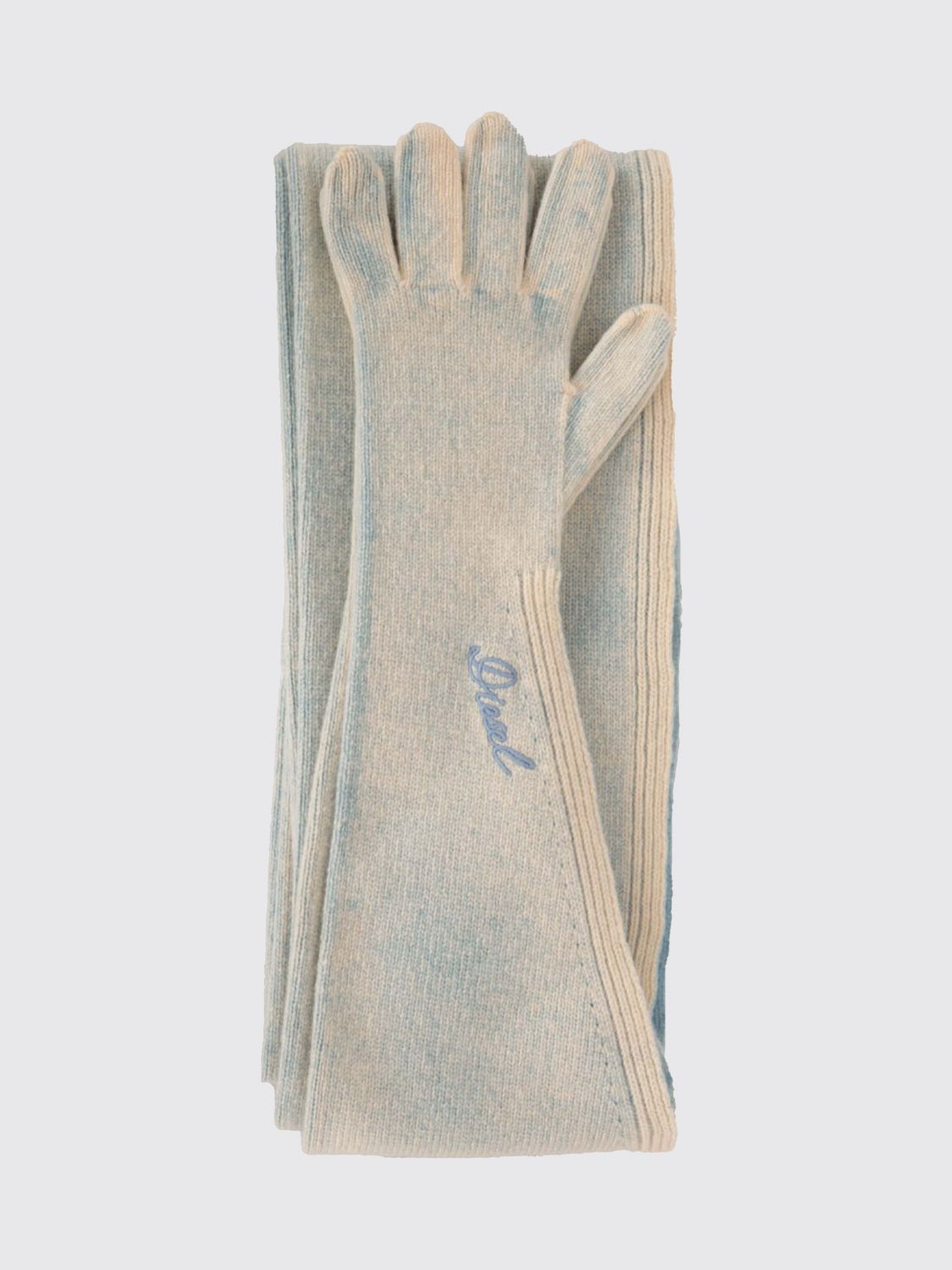 DIESEL Gloves Woman color Ivory