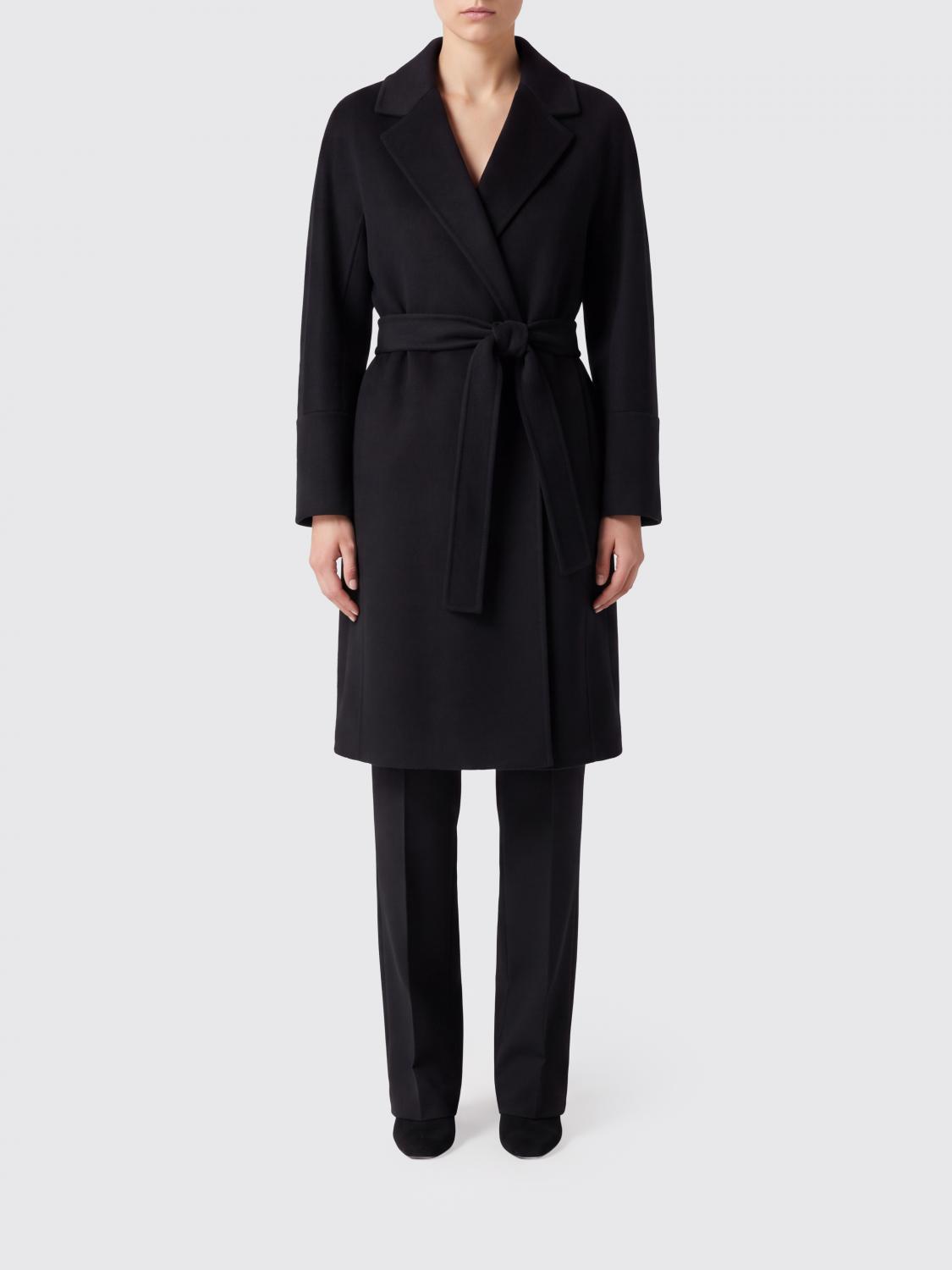 'S MAX MARA Cappotto Donna colore Nero