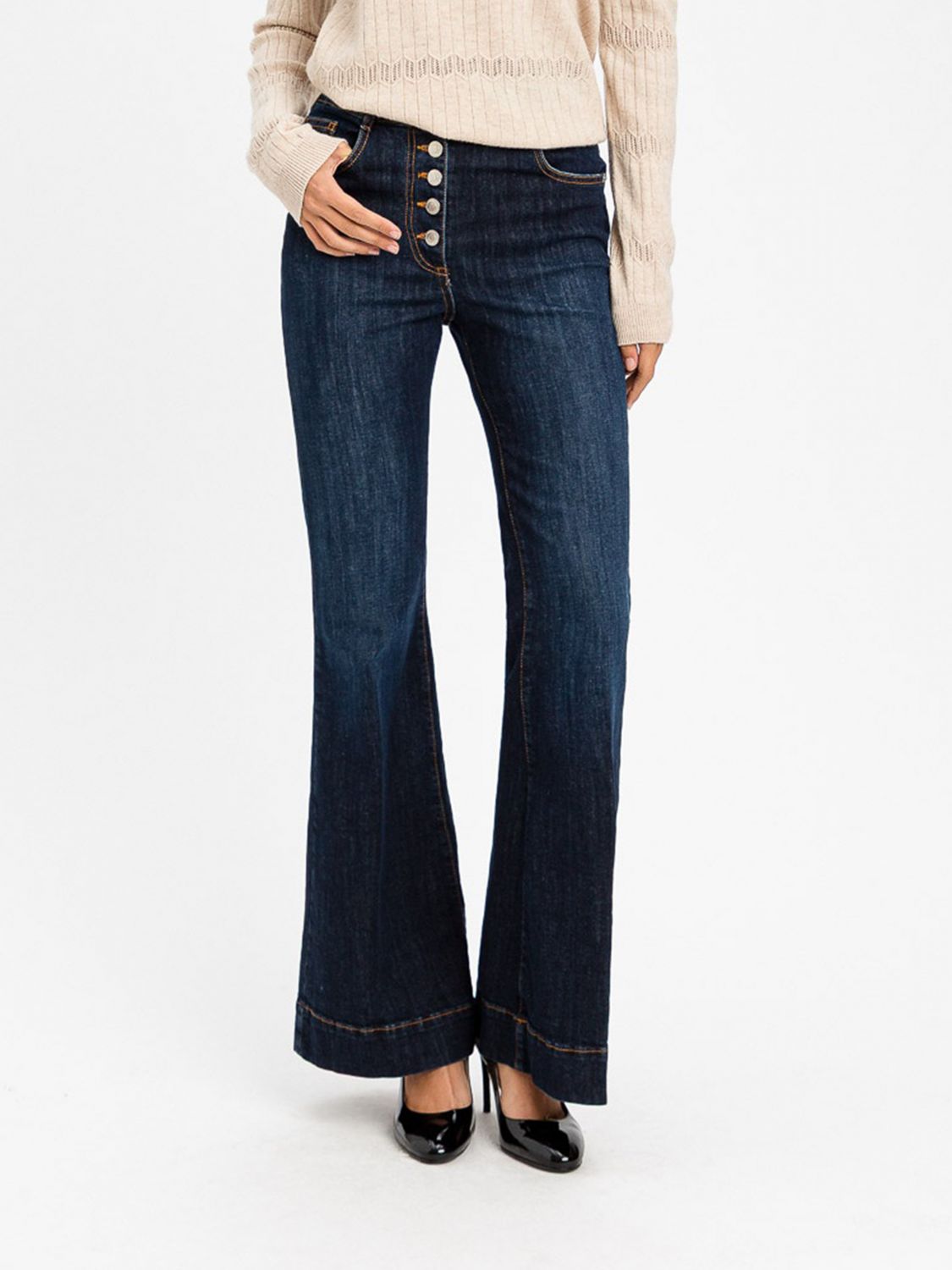 Actitude Twinset Jeans Woman Color Denim In Blue