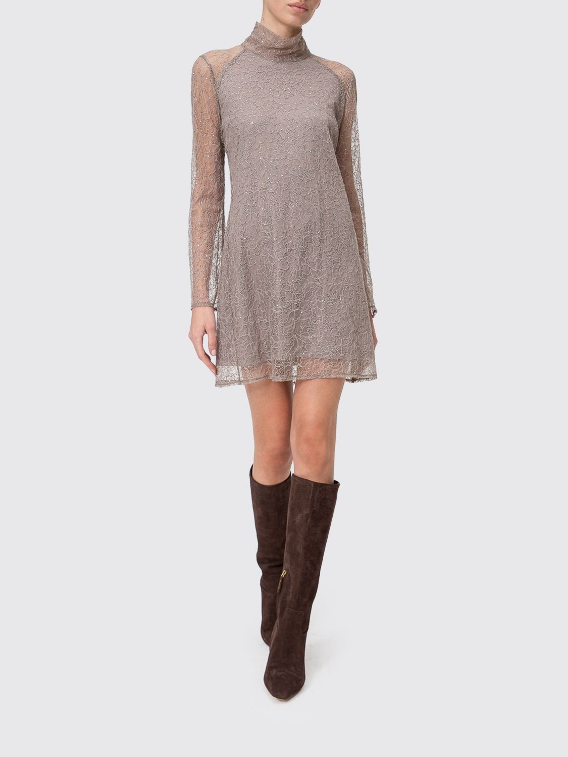 TWINSET Kleid Damen Farbe Mastik