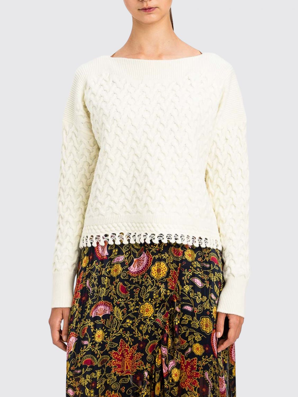 Actitude Twinset Sweater Woman Color White