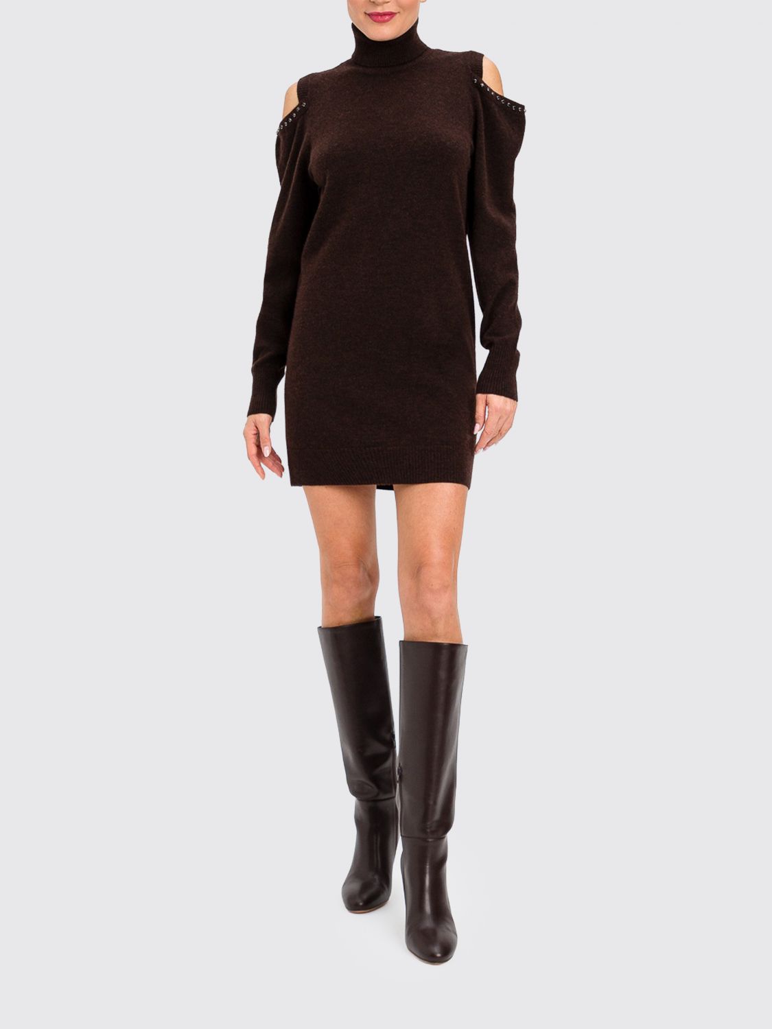 Actitude Twinset Dress Woman Color Brown