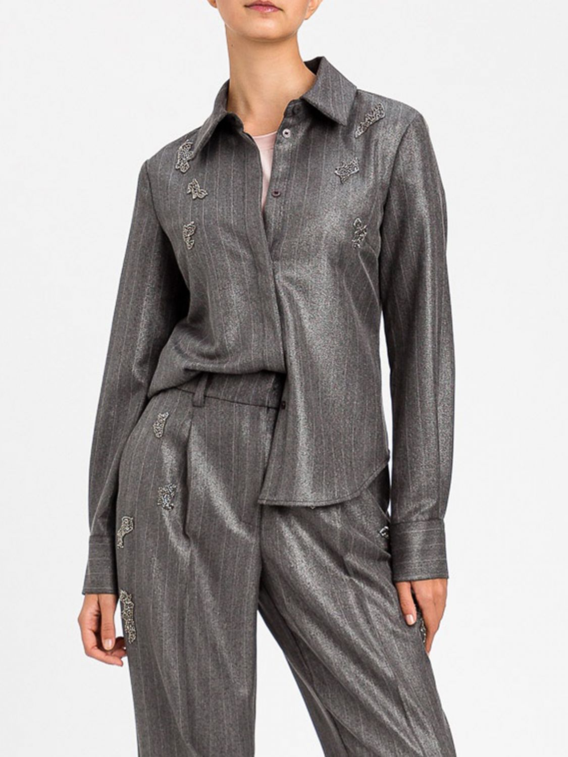 Actitude Twinset Shirt Woman Color Charcoal