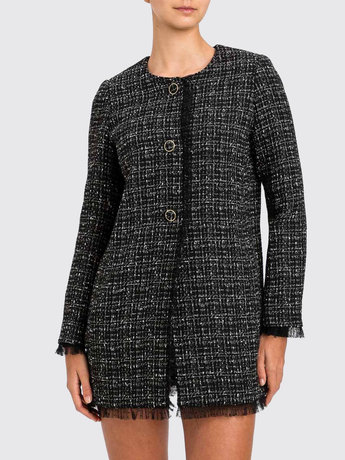 TWINSET Mantel Damen Farbe Schwarz