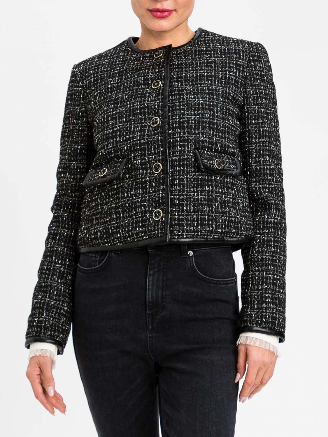 TWINSET Jacke Damen Farbe Schwarz