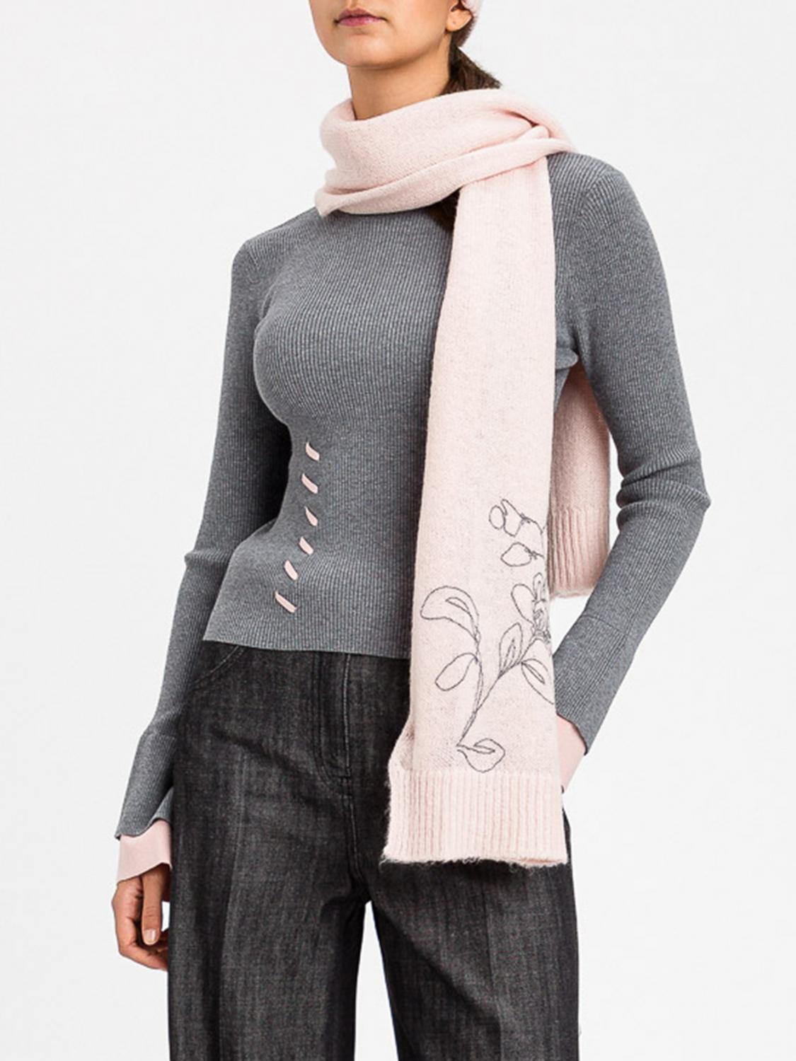 Actitude Twinset Sweater Woman Color Grey In Multi