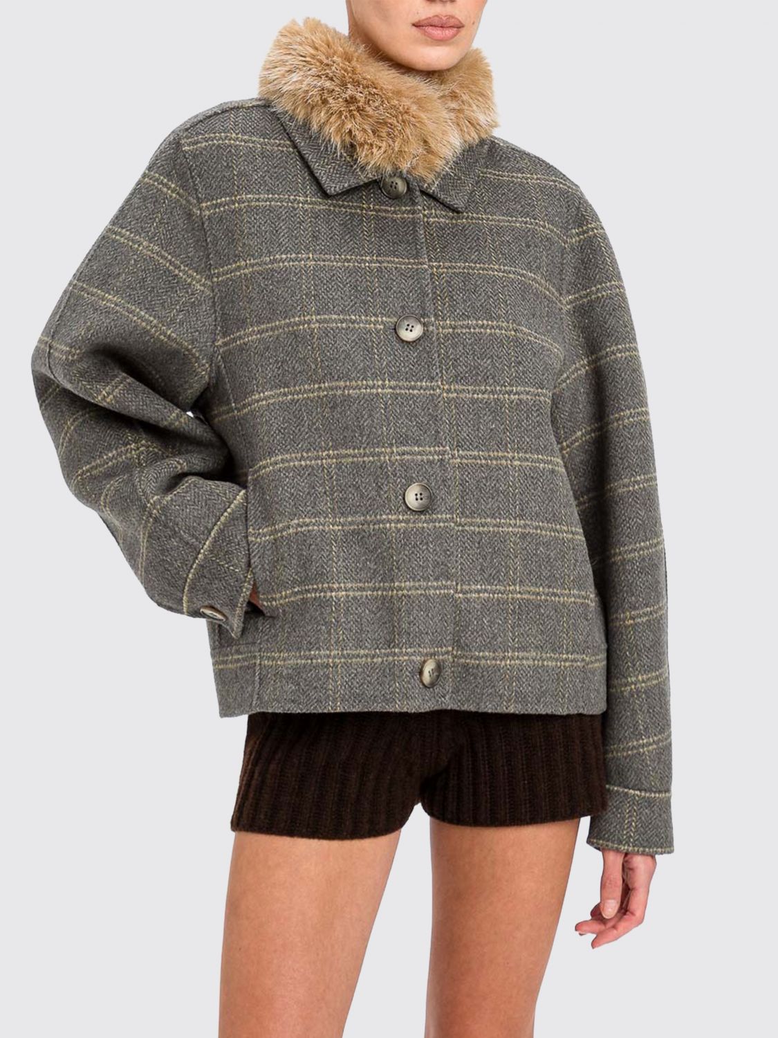 TWINSET Jacke Damen Farbe Grau