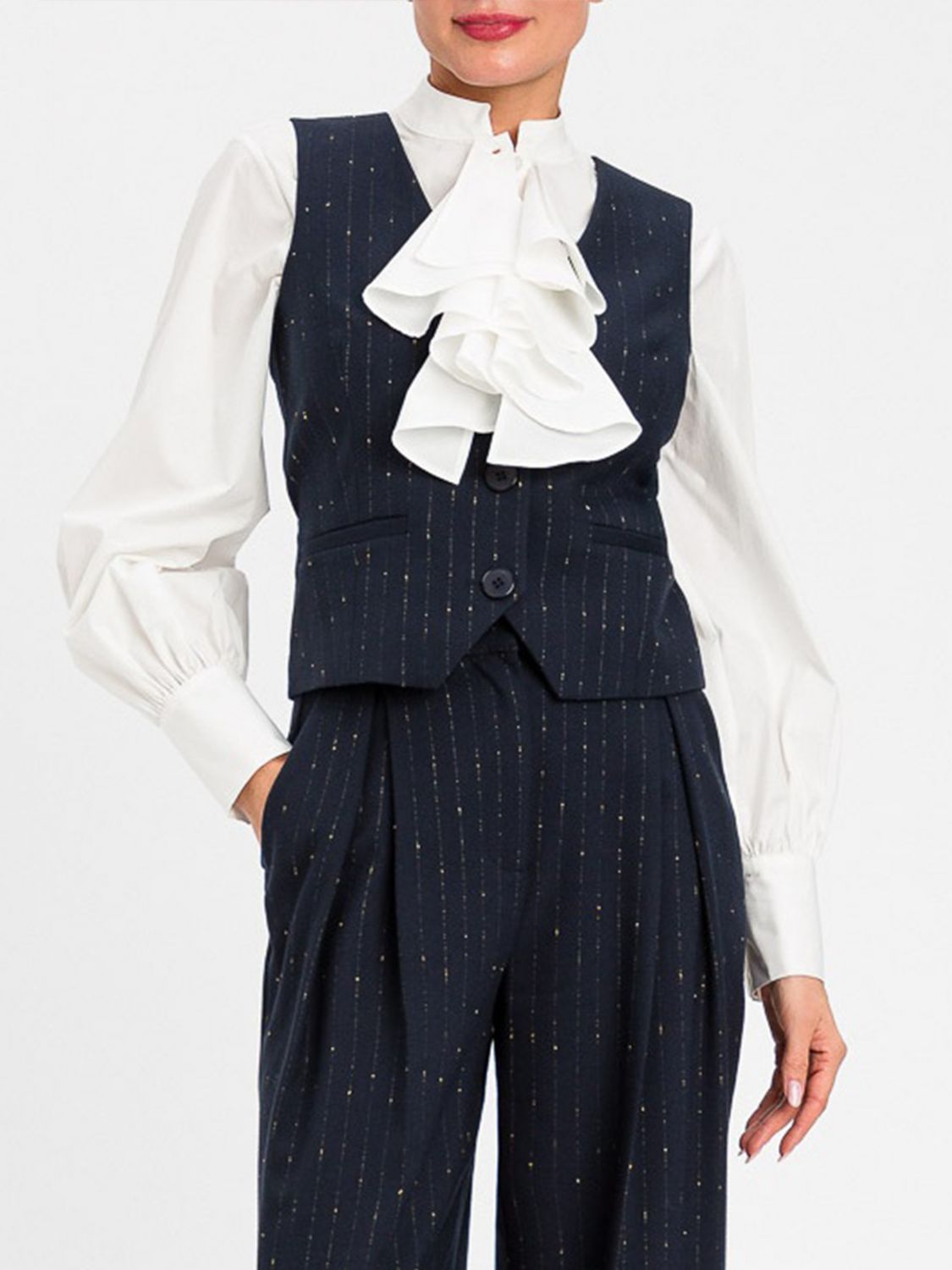 Actitude Twinset Waistcoat Woman Color Blue
