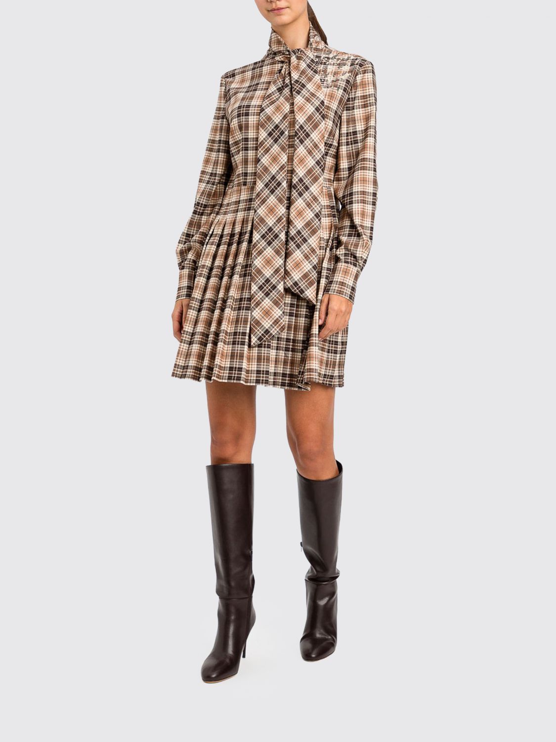 Actitude Twinset Dress Woman Color Multicolor In Animal Print