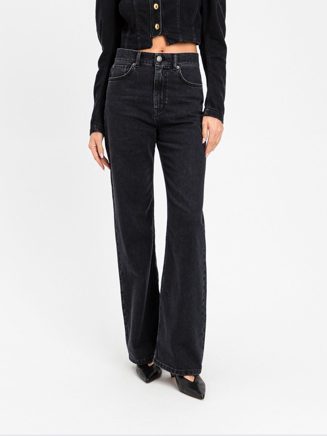 TWINSET Jeans Damen Farbe Schwarz