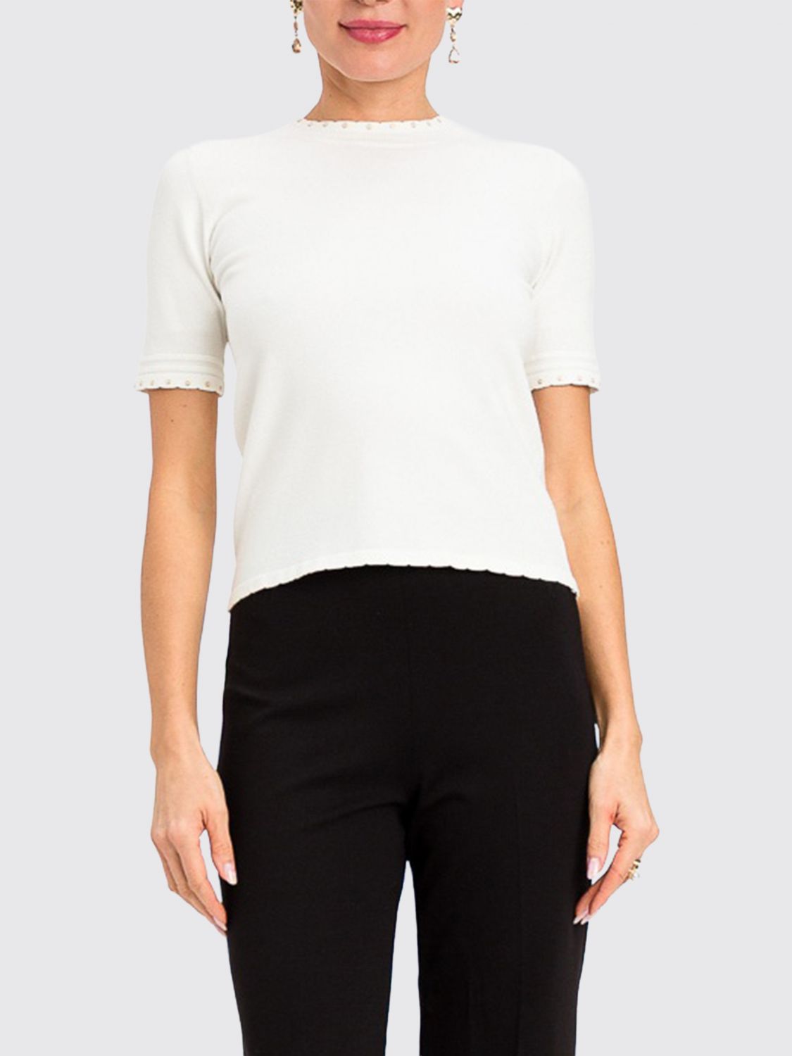 TWINSET Pullover Damen Farbe Weiß