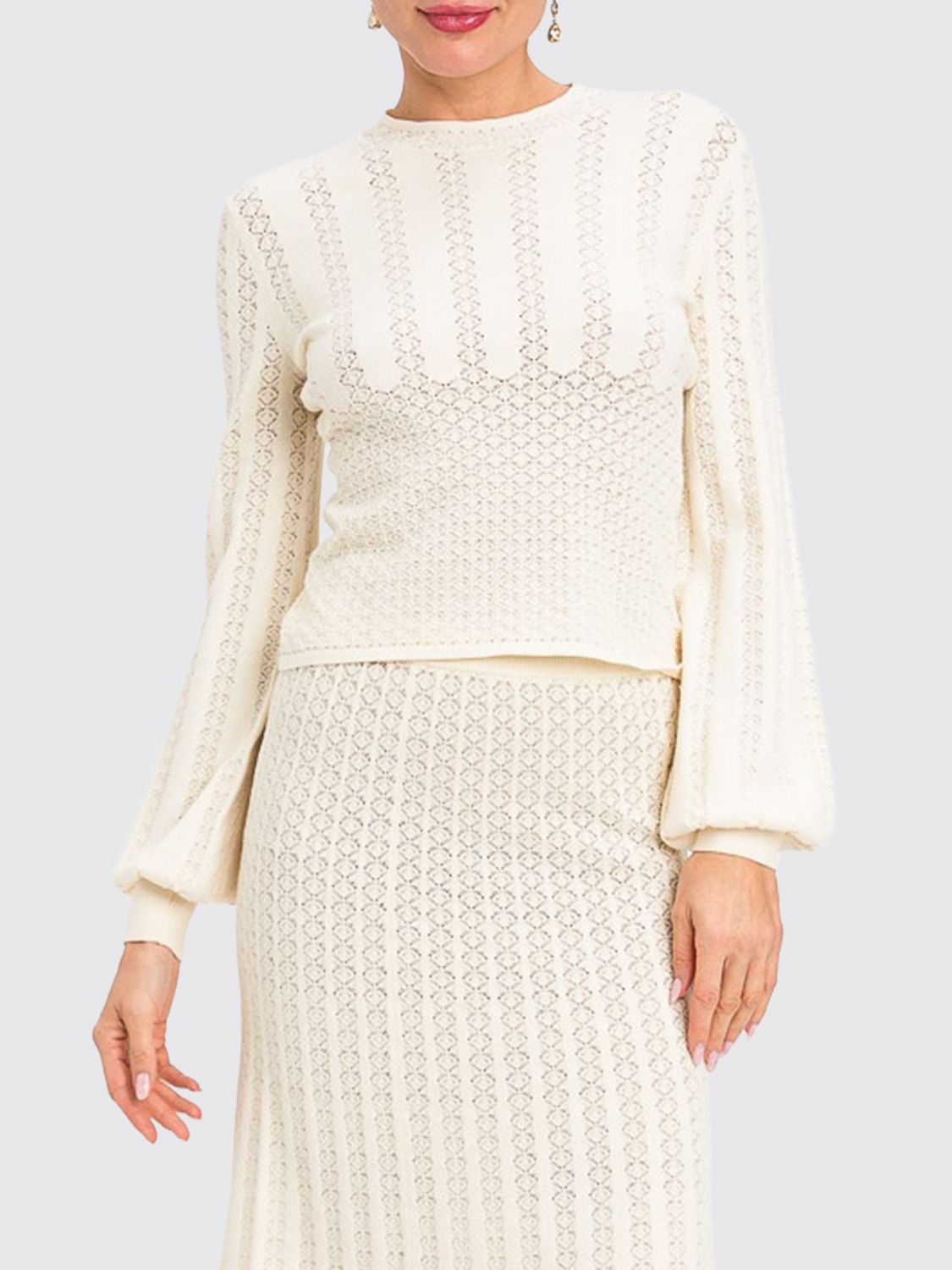 TWINSET Pullover Damen Farbe Perle
