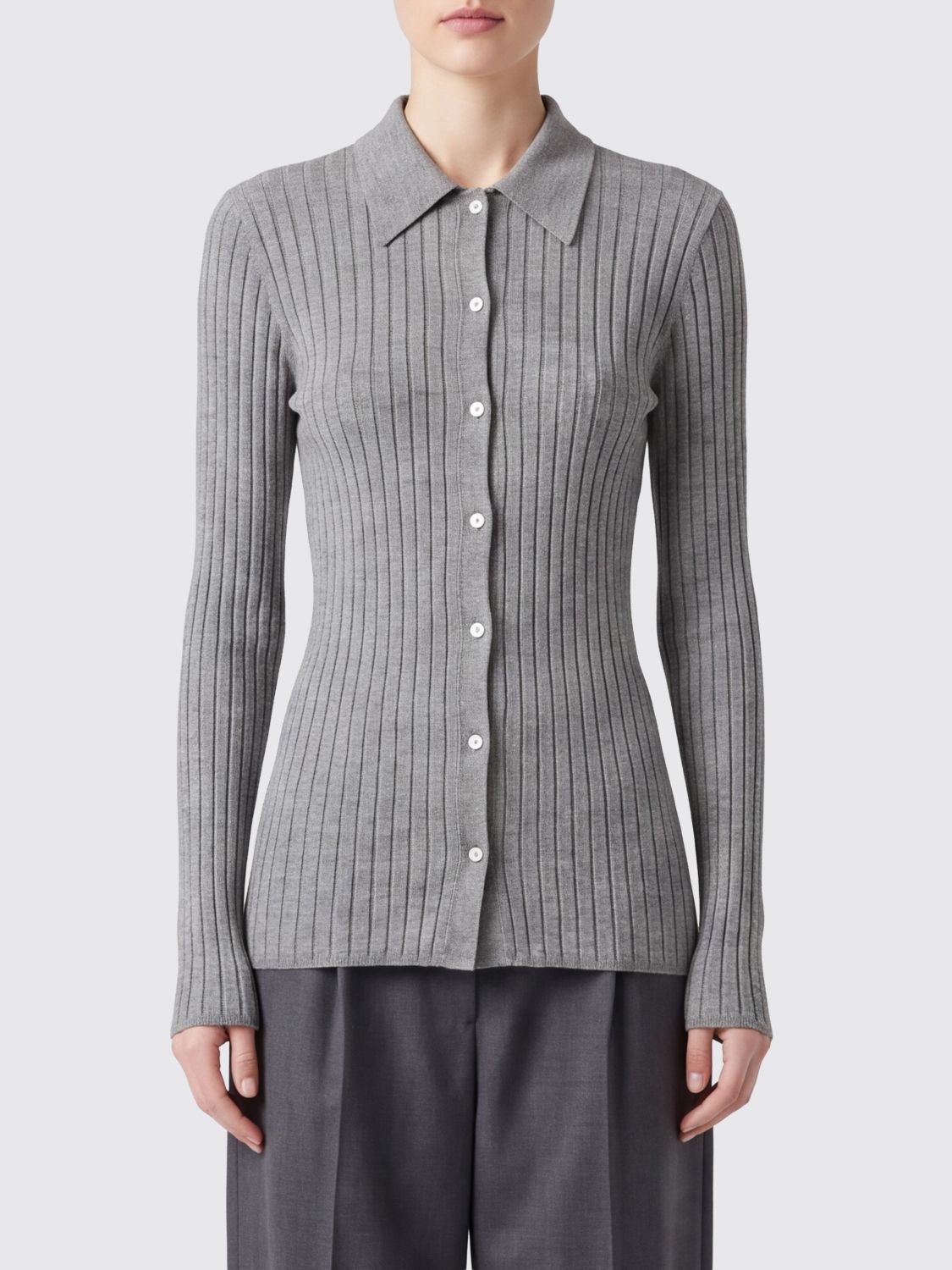 Toteme Shirt Woman color Grey