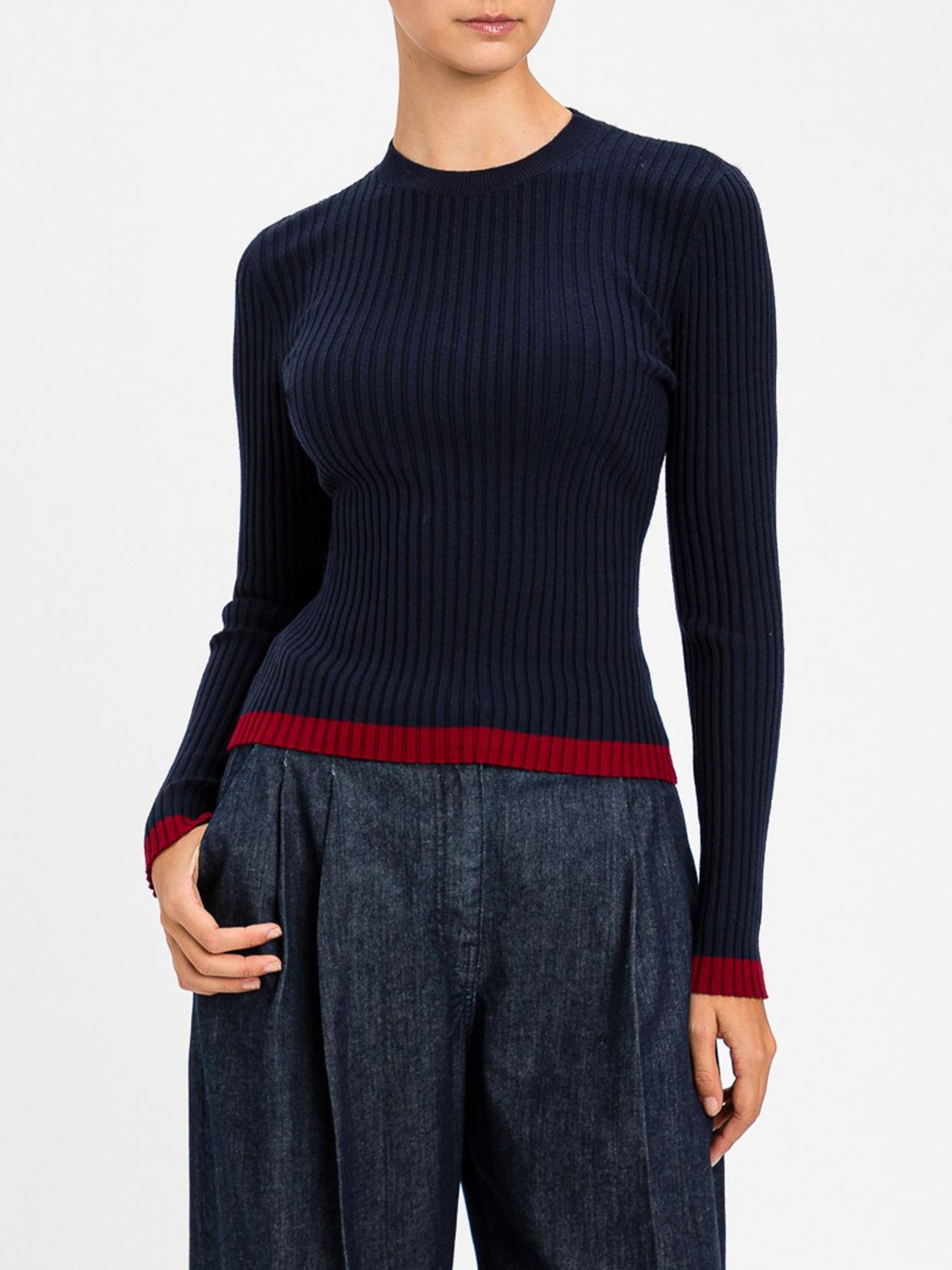 Actitude Twinset Sweater Woman Color Blue