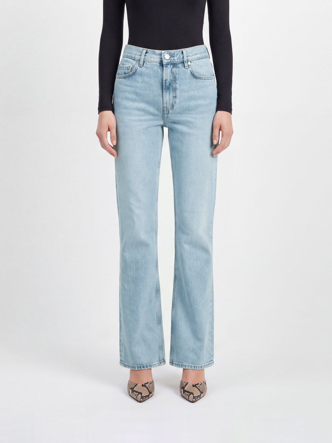 TOTEME Jeans Damen Farbe Denim