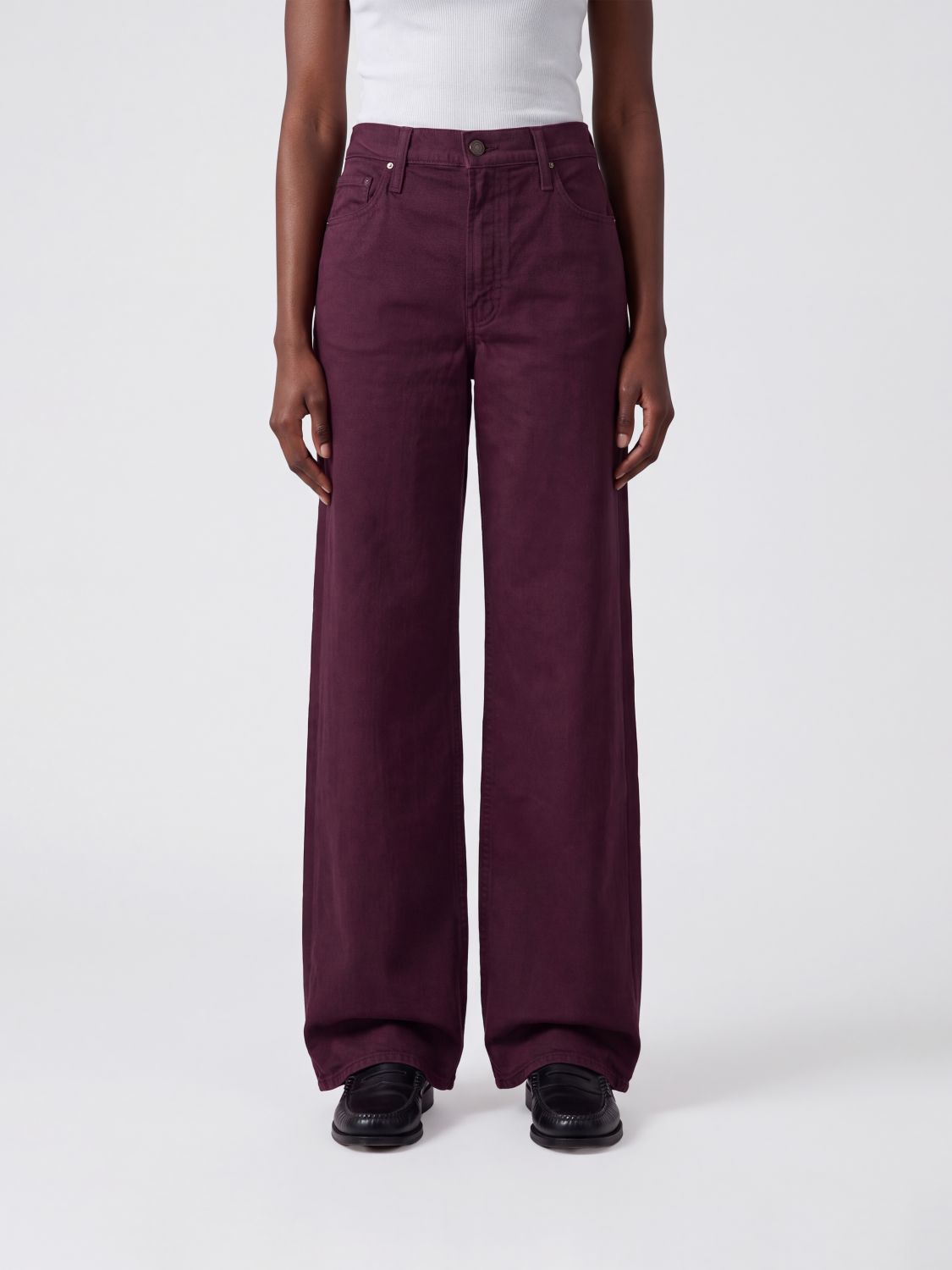 MOTHER Pants Woman color Violet