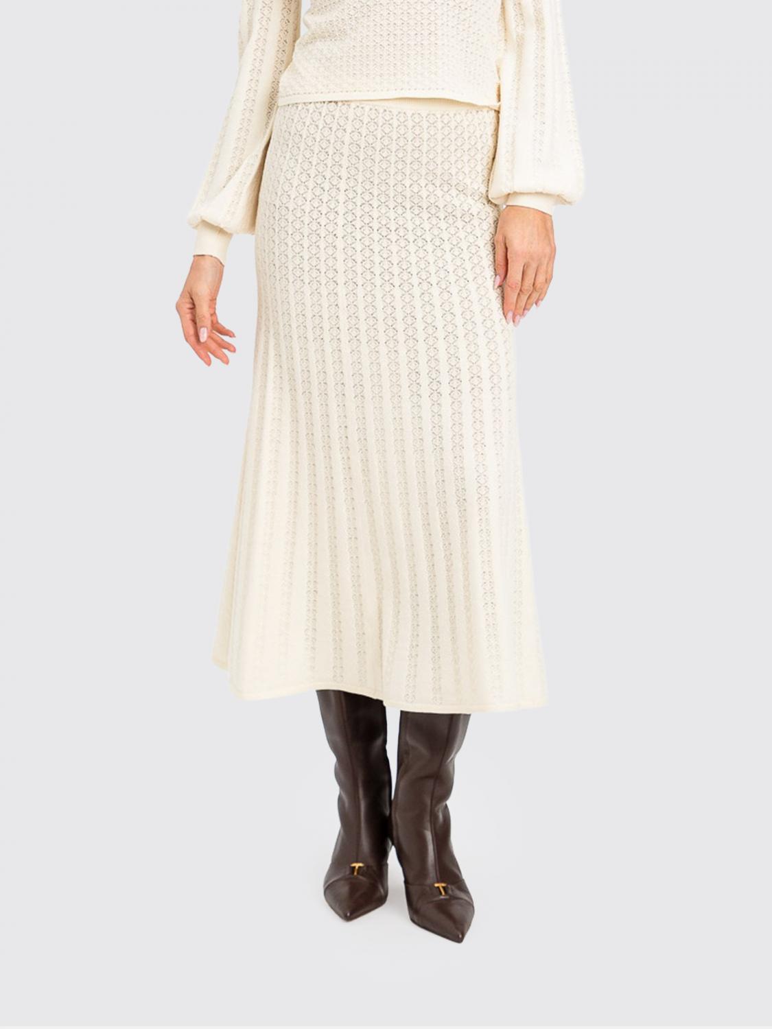 TWINSET Skirt Woman color Pearl