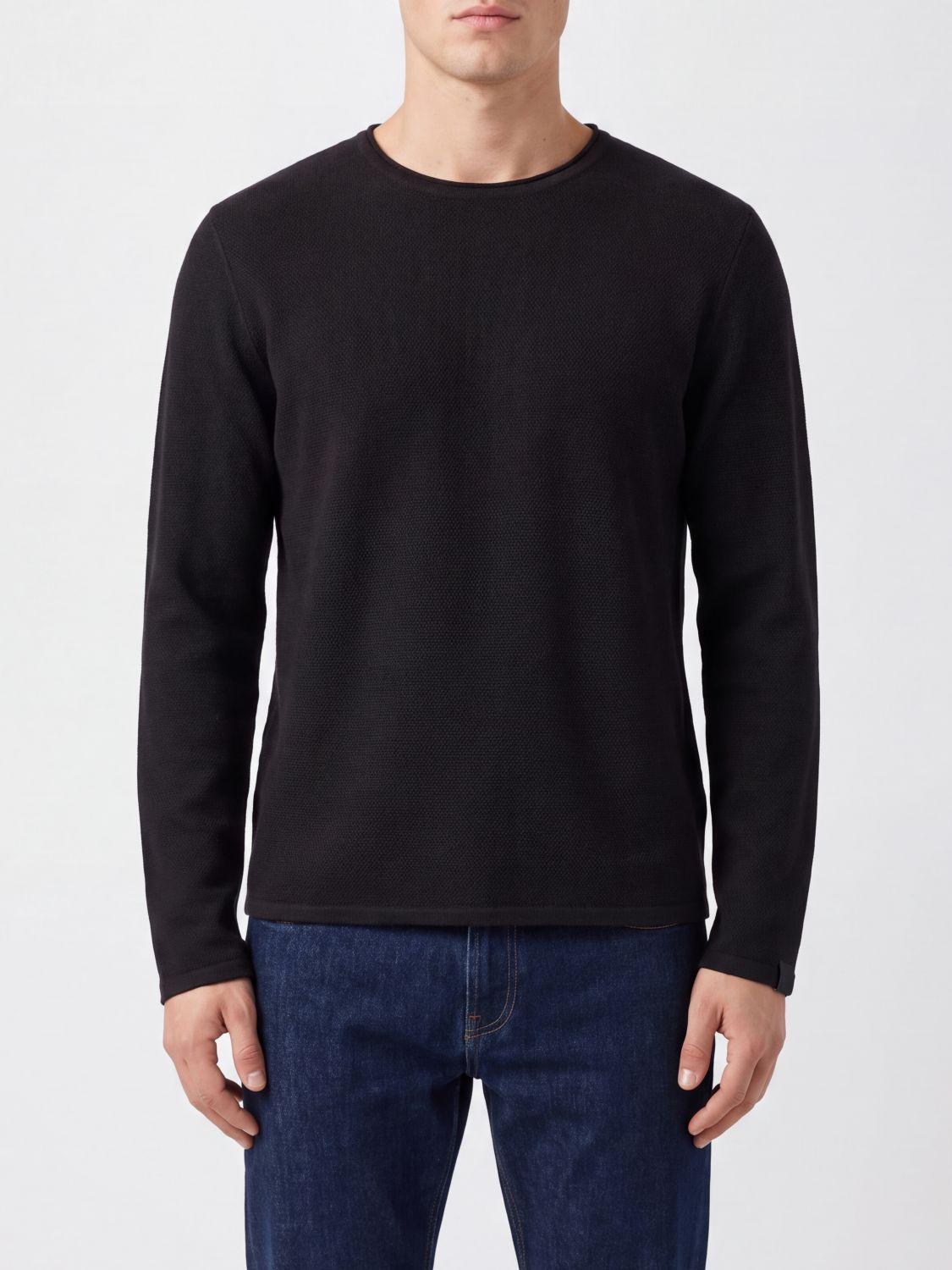 RAG & BONE Maglia girocollo in pura lana a maniche lunghe