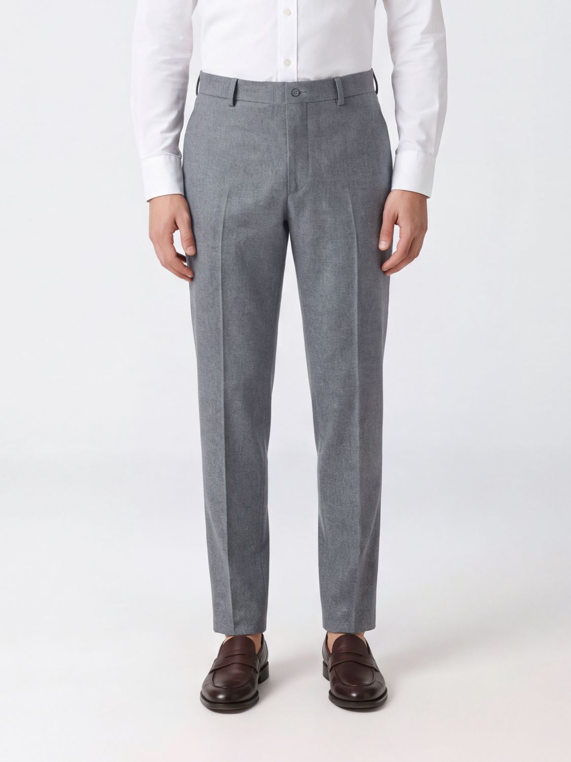 Eleventy Slim-Fit Wool and Cashmere Chino Trousers