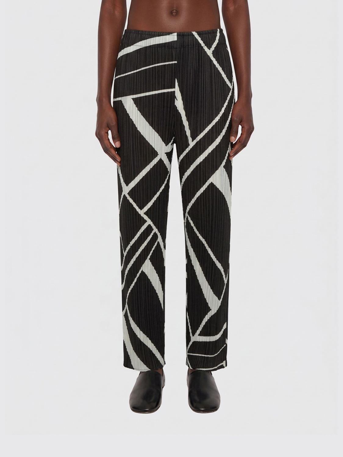 PLEATS PLEASE ISSEY MIYAKE Straight-Leg Pleated Crêpe Trousers