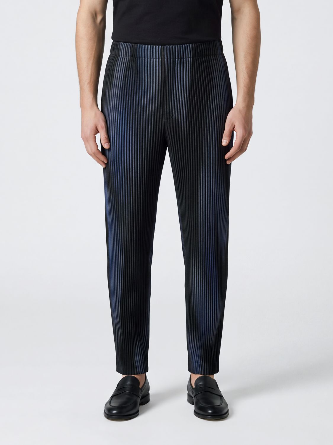 HOMME PLISSE' ISSEY MIYAKE Slim-Fit Pleated Crêpe Trousers Homme Plissé Issey Miyake